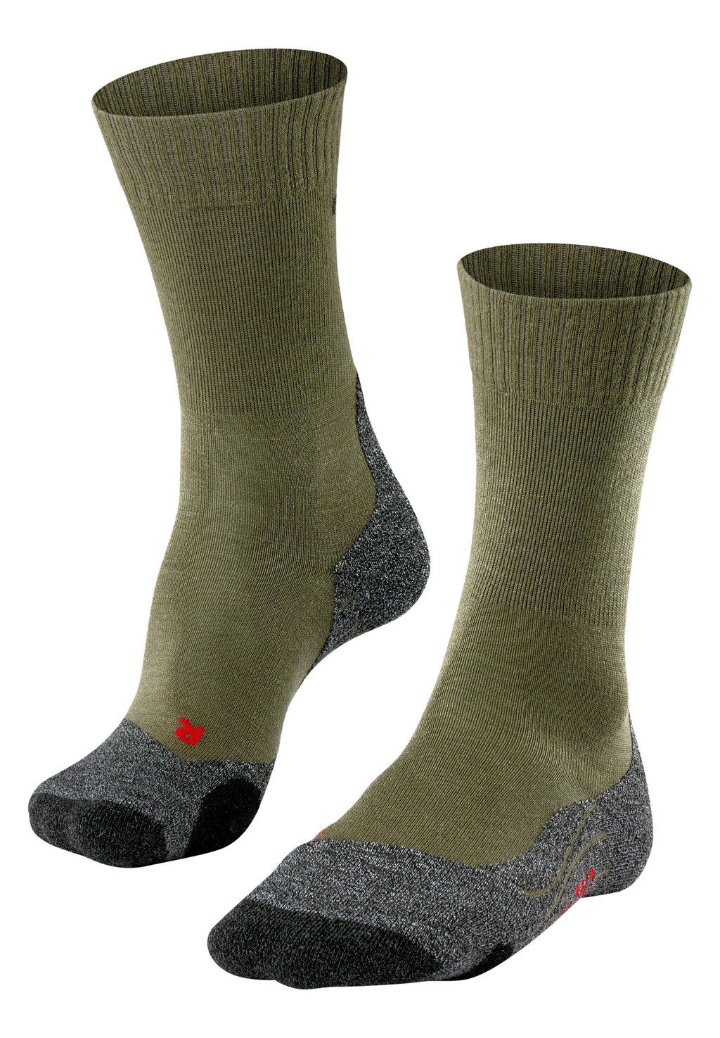 цена Спортивные носки TK2 Explore Trekking Functional средней мягкости FALKE, цвет olive