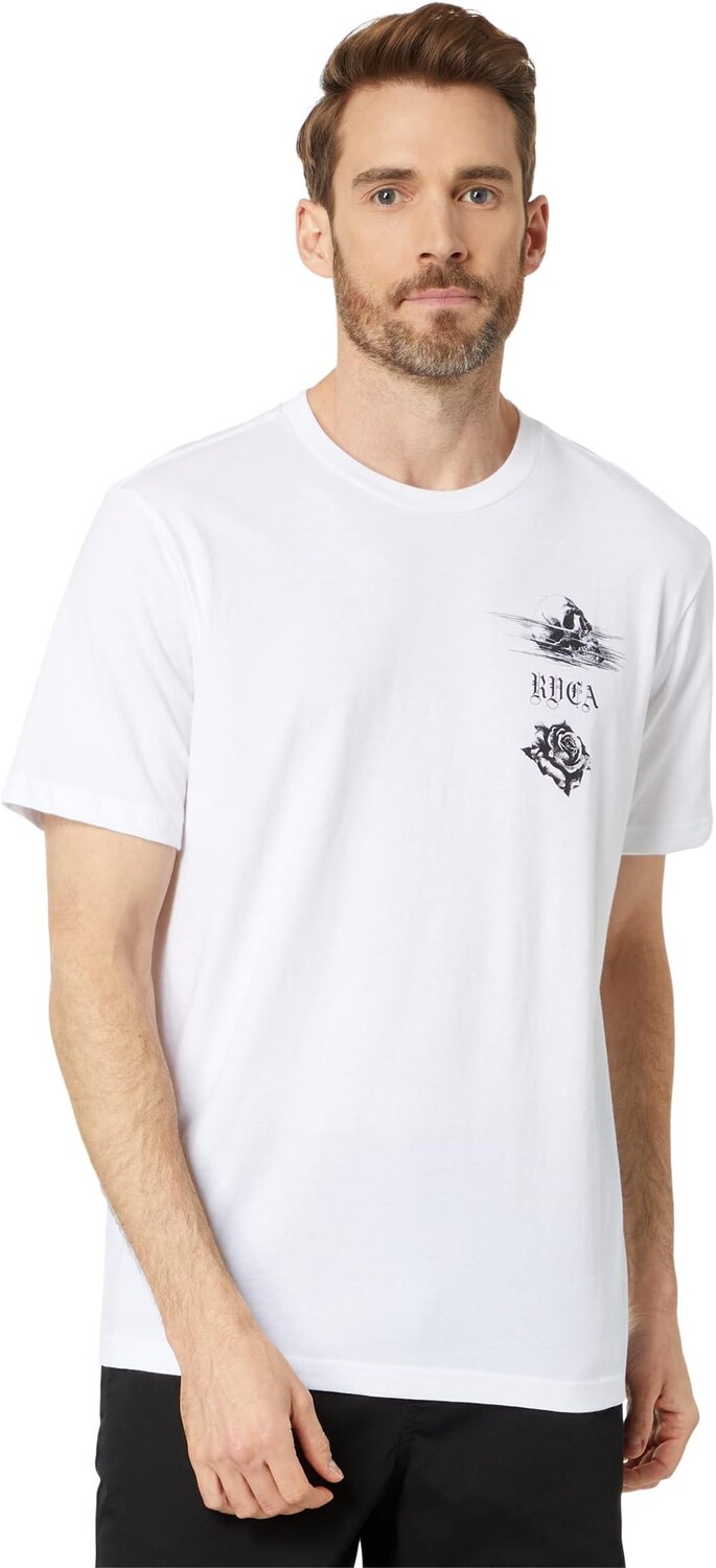 

Футболка с короткими рукавами Tiger Beach RVCA, белый