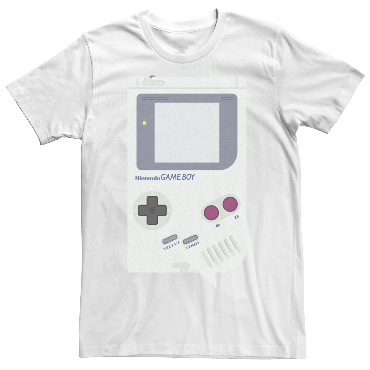 Мужская футболка для портативной консоли Nintendo Game Boy Licensed Character, белый аксессуар для портативной консоли nintendo game
