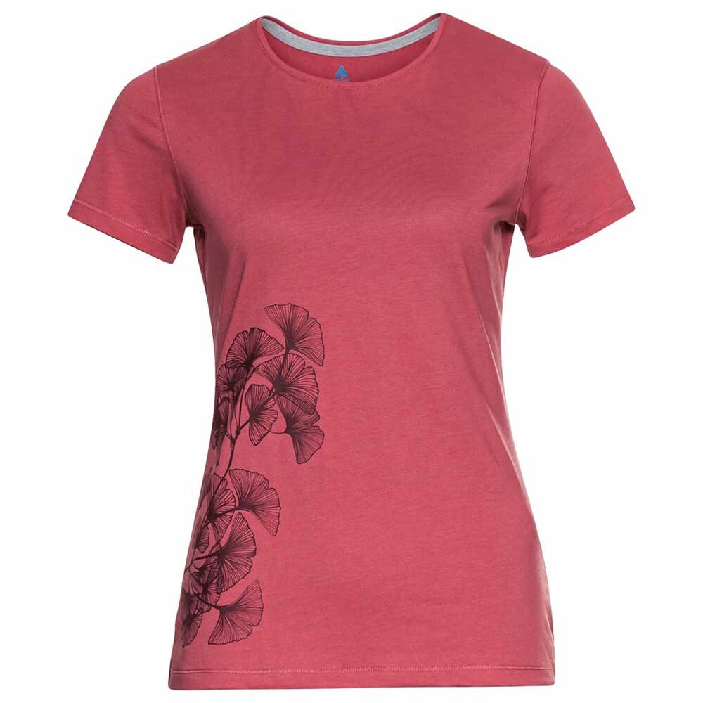 

Футболка Odlo Kumano Leaf Print, розовый