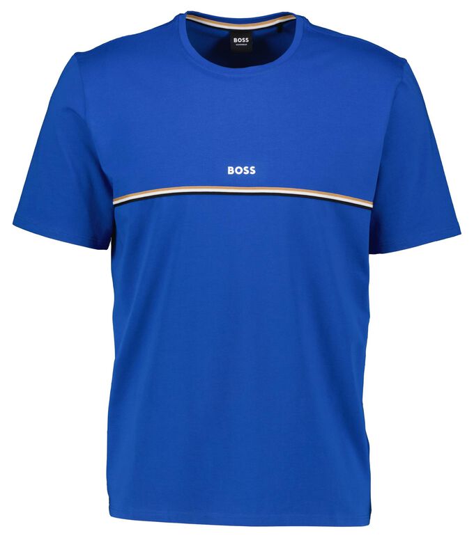 Рубашка для сна уникальная Boss, синий рубашка уникальная фактура