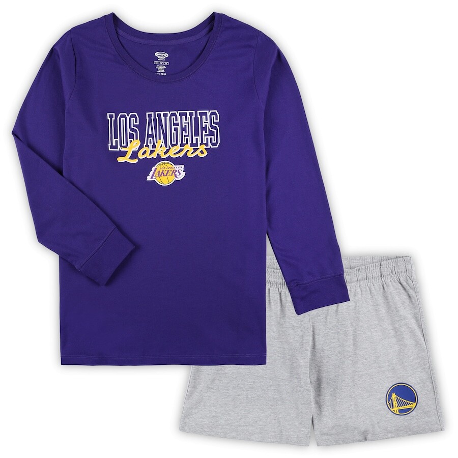 

Пижамный комплект Concepts Sport Los Angeles Lakers, серый