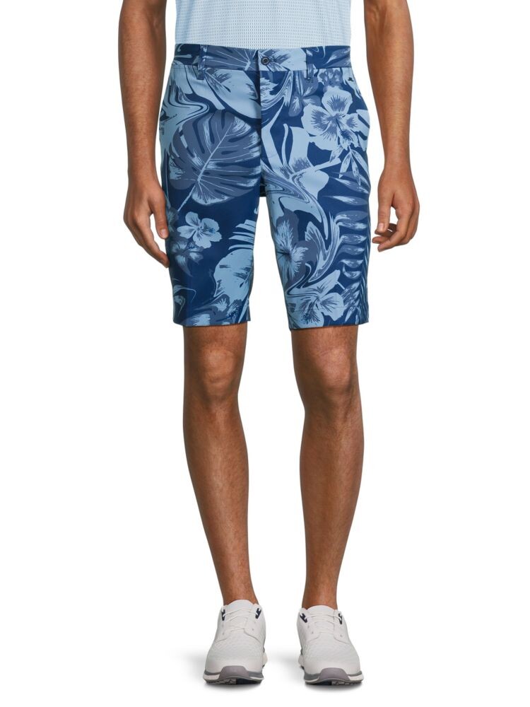 

Шорты Eloy с принтом листьев J.Lindeberg, цвет Hibiscus Blue