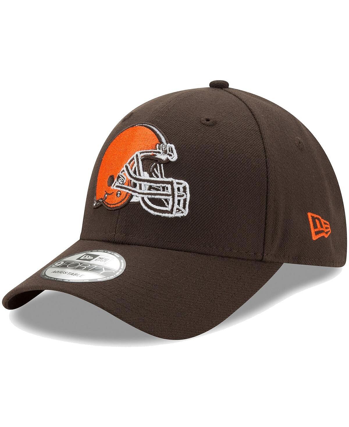 

Мужская коричневая регулируемая кепка Cleveland Browns The League 2.0 9FORTY New Era
