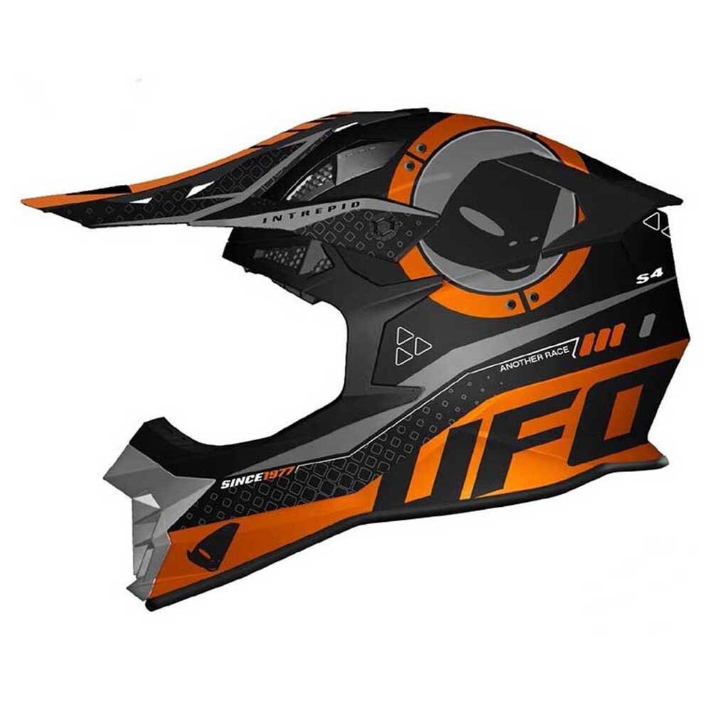 

Шлем для мотокросса UFO Intrepid, черный