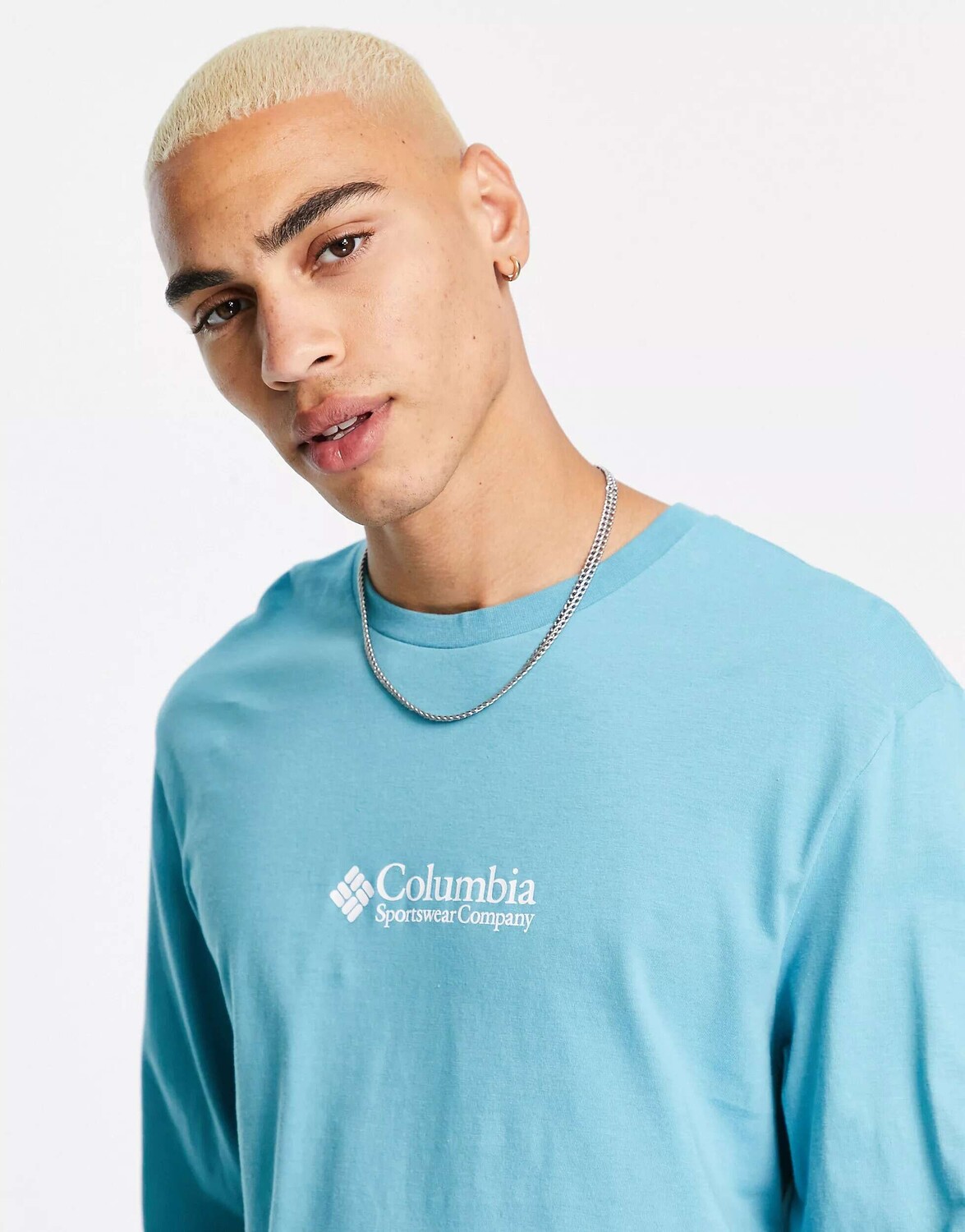

Синяя футболка с длинными рукавами Columbia Hopedale, Синий
