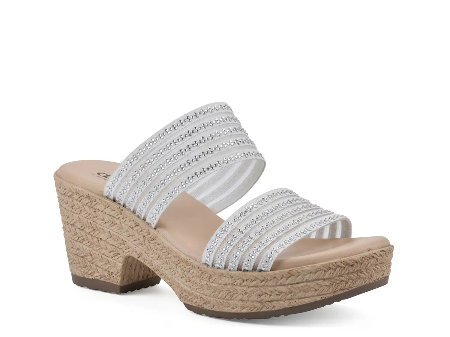 

Сандалии Bia Wedge Sandal Cliffs By White Mountain, белый/серебряный