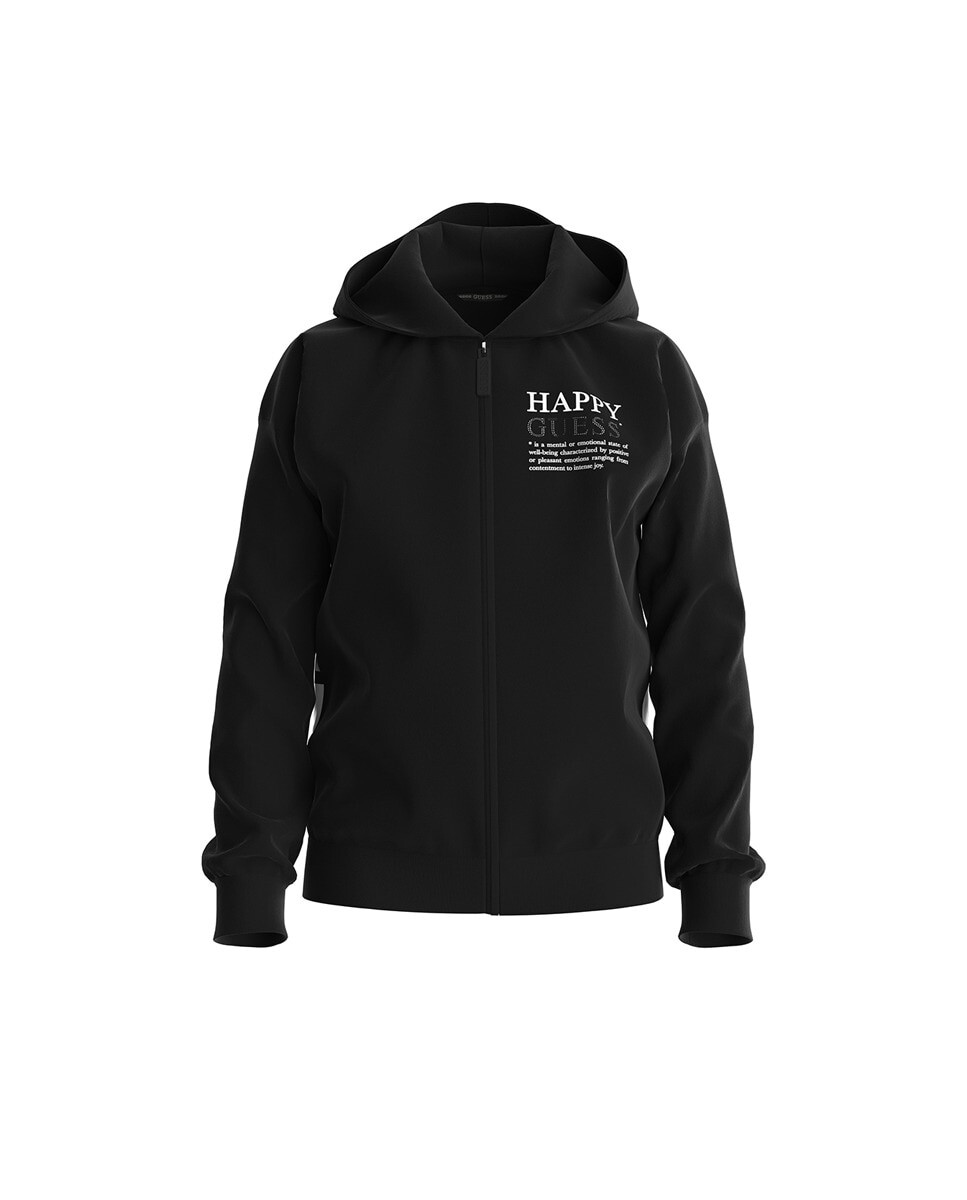 

Куртка Happy Guess с капюшоном Guess, черный