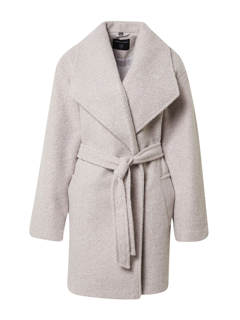 Межсезонное пальто Dorothy Perkins, серый межсезонное пальто dorothy perkins кэмел