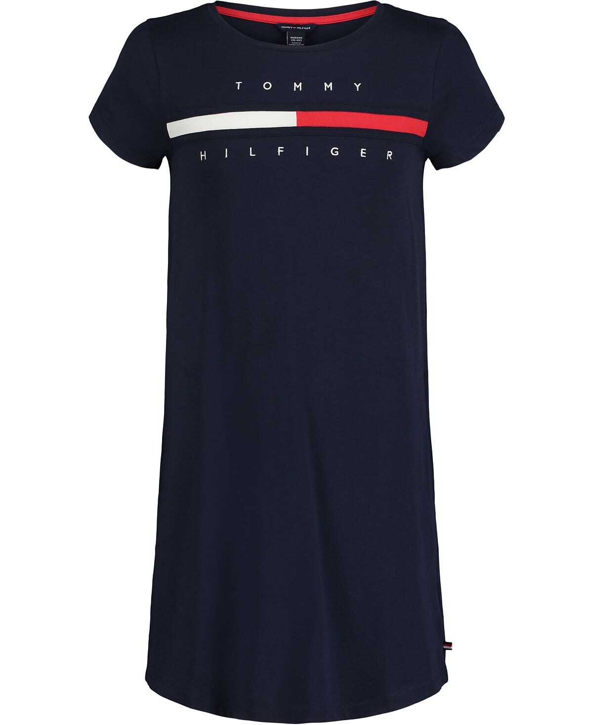 

Платье-футболка с логотипом для маленьких девочек Tommy Hilfiger