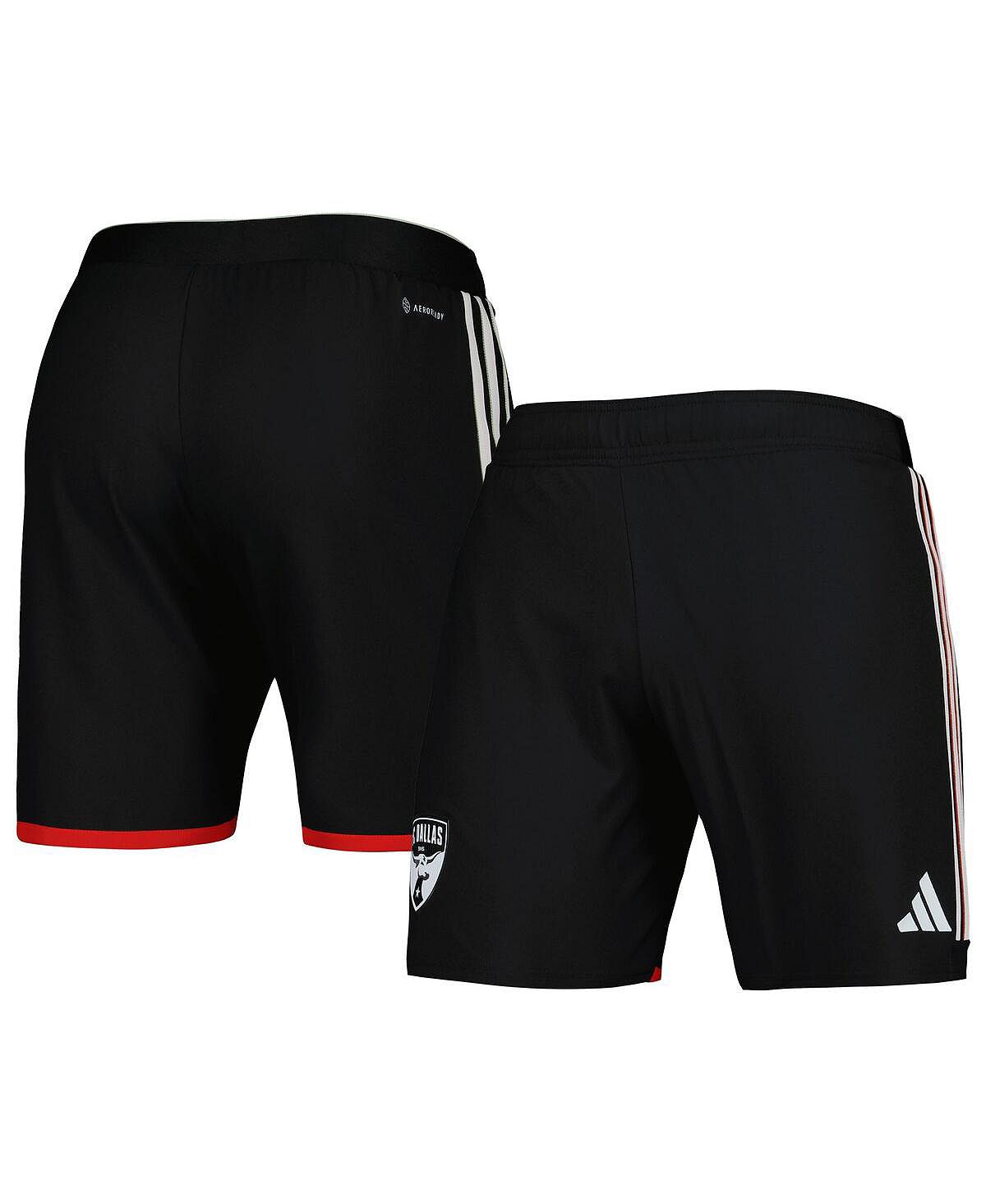 Мужские черные выездные шорты FC Dallas 2023 AEROREADY Authentic adidas мужские черные тренировочные шорты austin fc 2023 aeroready adidas