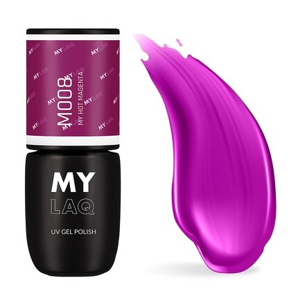 

УФ-лак для ногтей My Hot Magenta Violet 5 мл, Mylaq