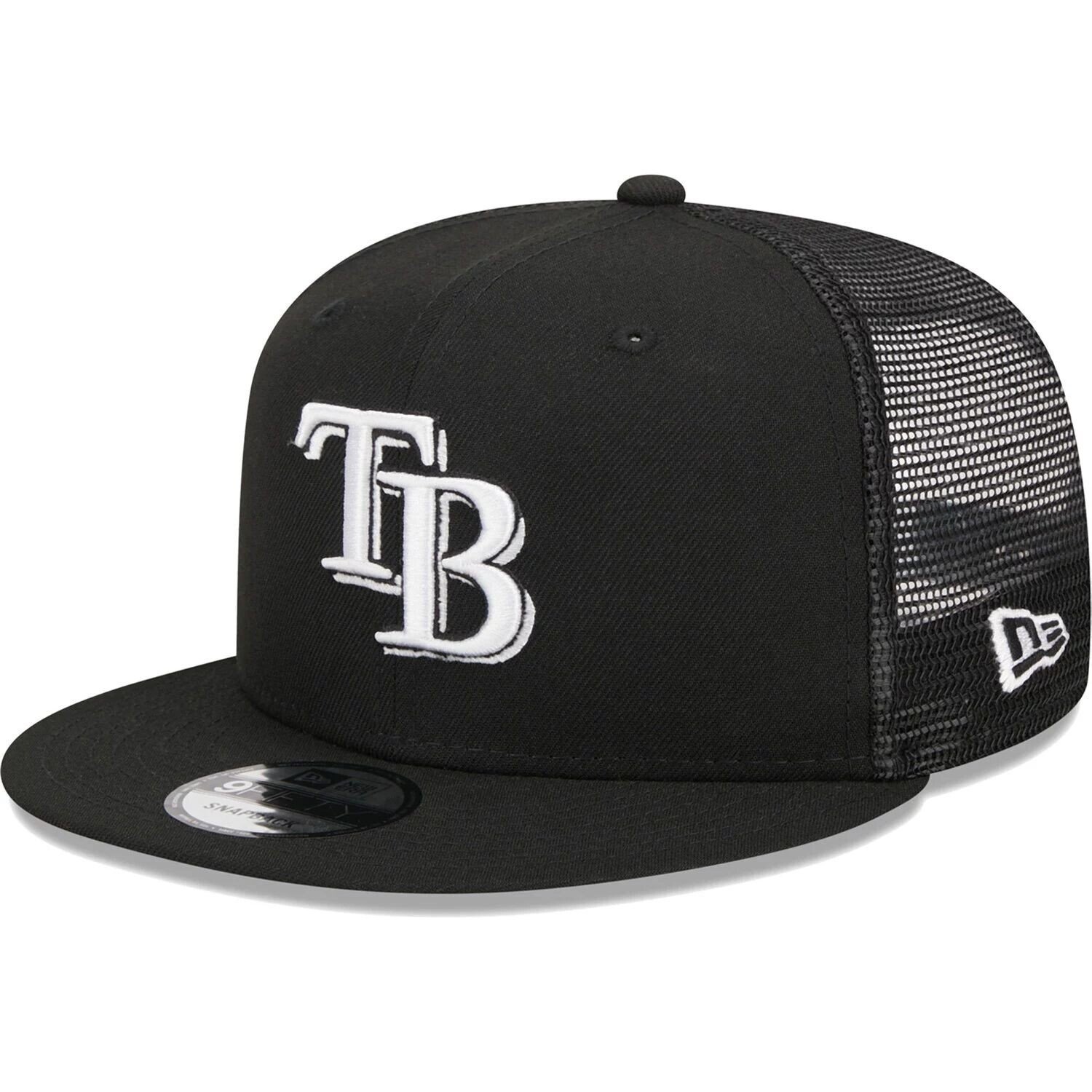 

Мужская черная кепка New Era Tampa Bay Rays Trucker 9FIFTY Snapback