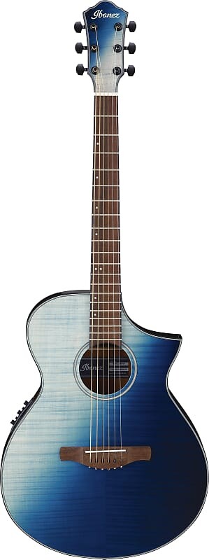 

Акустическая гитара Ibanez AEWC32FM Thin Body Acoustic-Electric Guitar Indigo Sunset Fade, New!