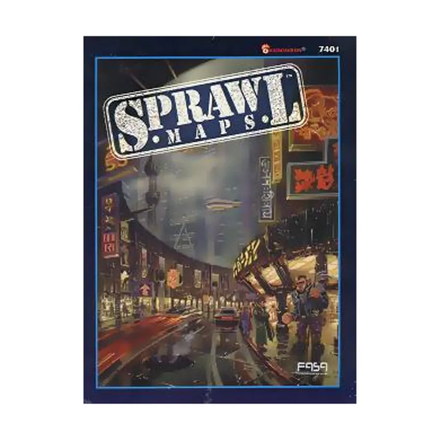 

Sprawl Maps, Shadowrun (3rd Editions) (FASA), мягкая обложка