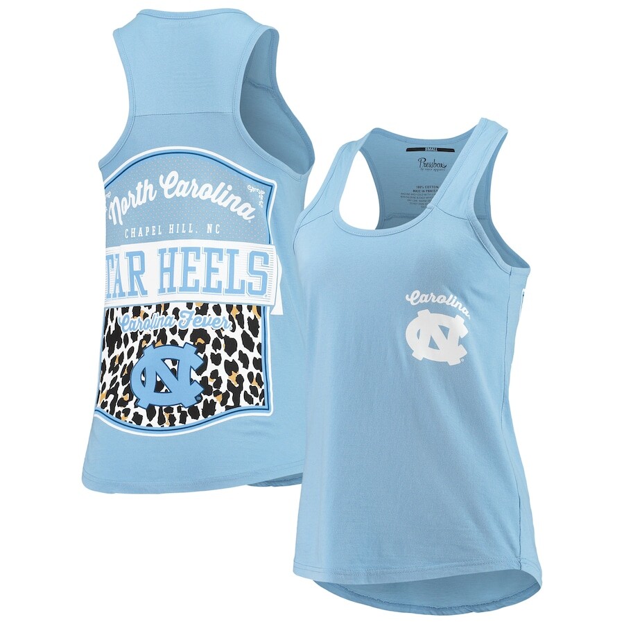 

Топ Pressbox North Carolina Tar Heels, синий