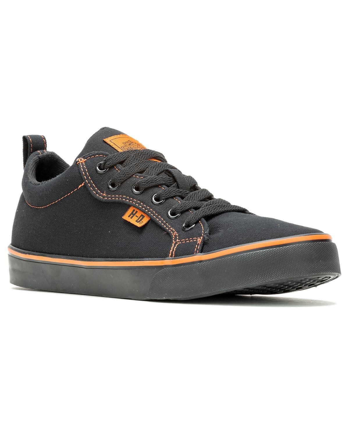

Мужские кеды Tolland Orange Canvas из плотной ткани Harley Davidson