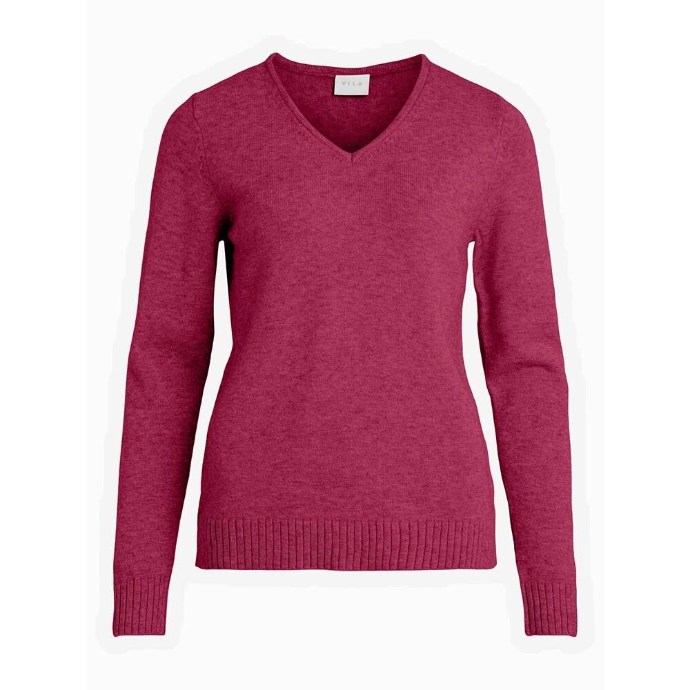 

Свитер Vila Ril V Neck, розовый