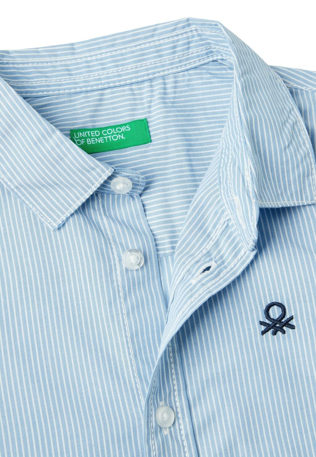 

Рубашка United Colors of Benetton, светло-голубой