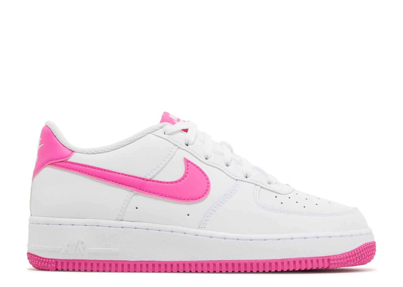 Кроссовки Nike Air Force 1 Gs 'White Laser Fuchsia', белый new nike air force 1 script swoosh women white skateboarding shoes original light weight outdoor sports sneakers