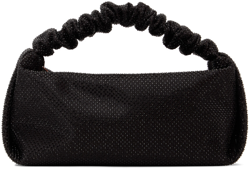 

Черная мини-сумка для резинки для волос Alexander Wang, цвет Black