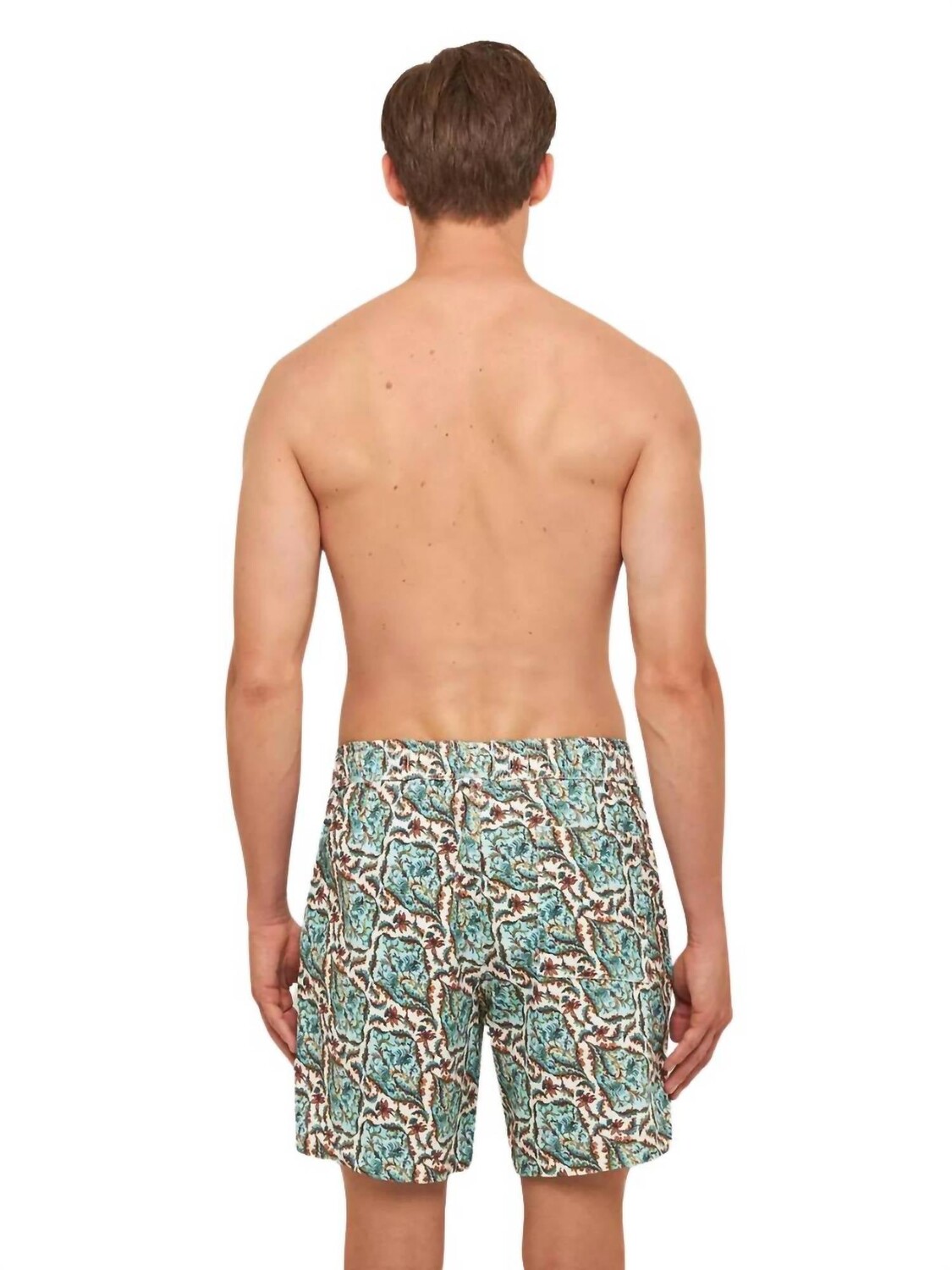 

Вельветовые шорты Louis Prairie с узором пейсли и завязками Orlebar Brown