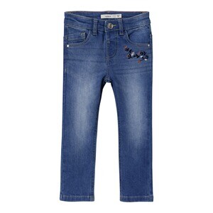 

Джинсы name it 5 Pocket Blumenstickerei, цвет Denim