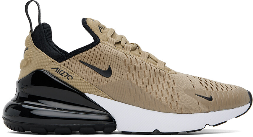 

Бежево-черные кроссовки Air Max 270 Nike
