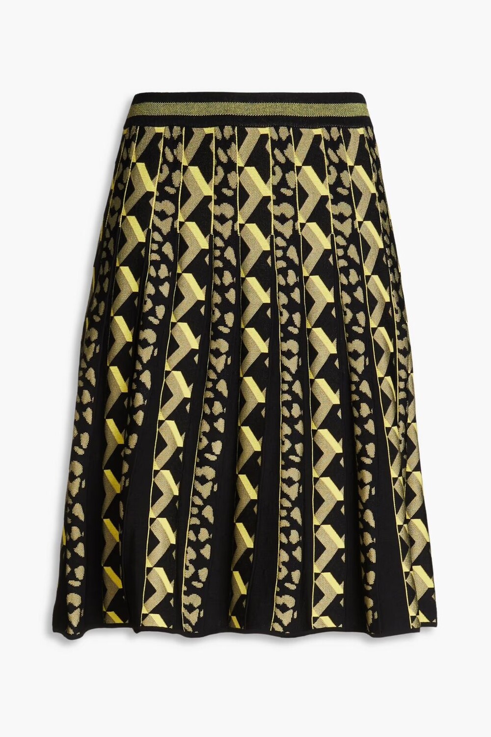 

Юбка жаккардовой вязки с защипами Diane Von Furstenberg, черный