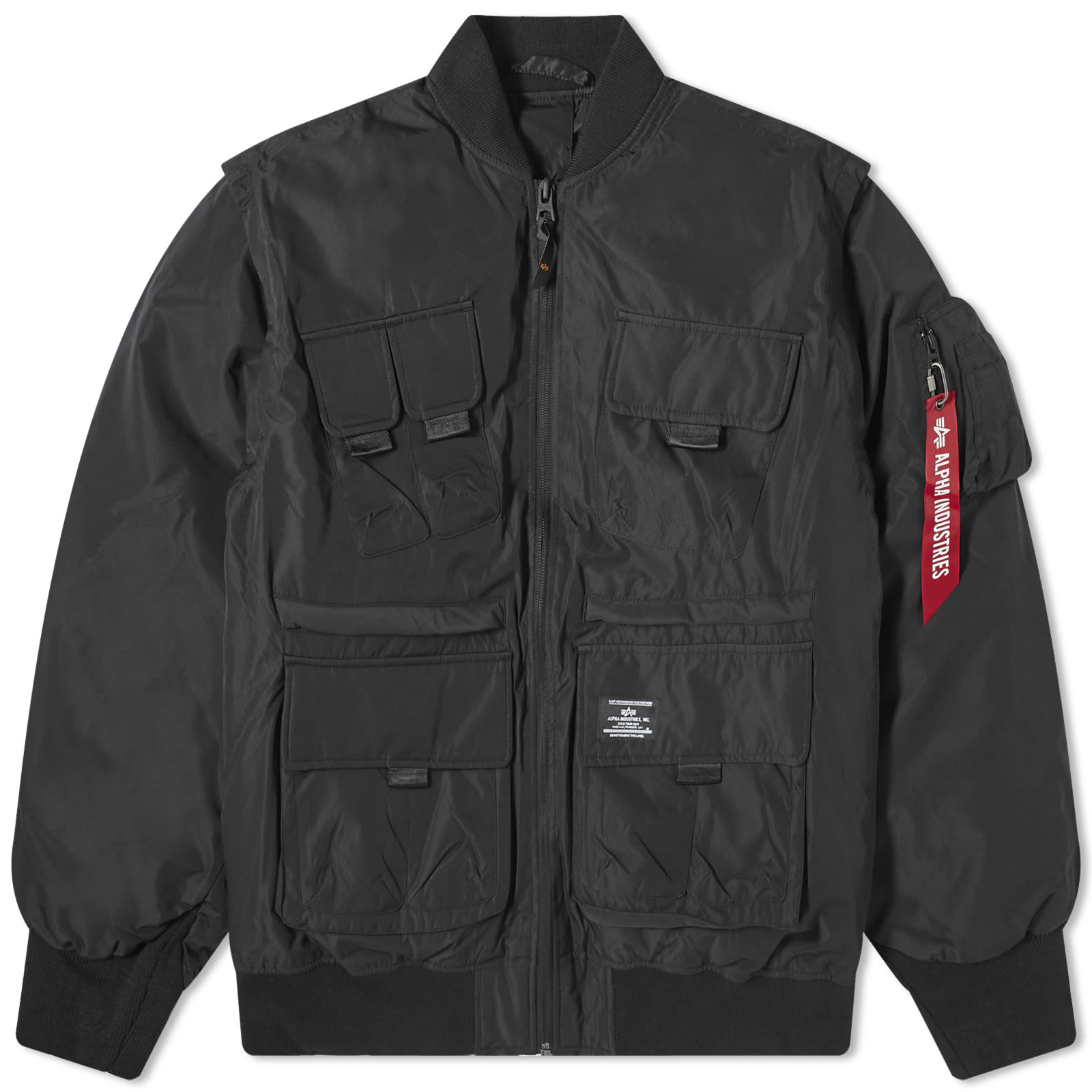 Куртка Alpha Industries Multi Pocket Flight, черный