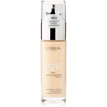 

L'Oréal Paris Жидкая тональная основа с гиалуроновой кислотой и алоэ вера Perfect Match Makeup 30 мл № 2.D/2.W Золотой миндаль