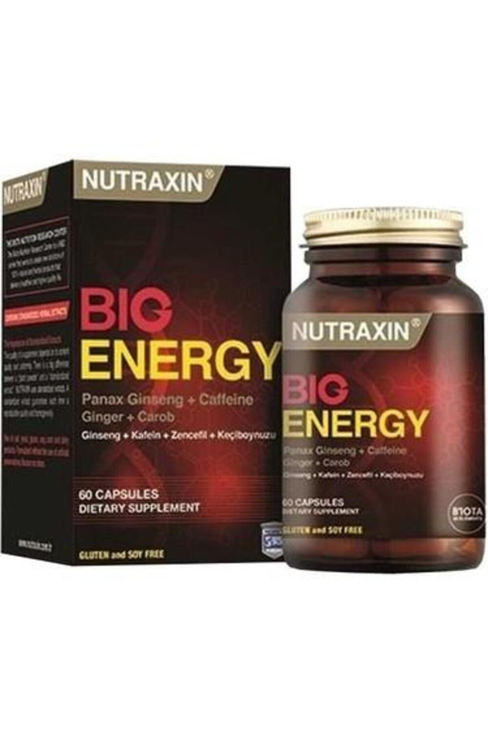 

Nutraxin Дополнительный пищевой продукт Big Energy, 60 таблеток