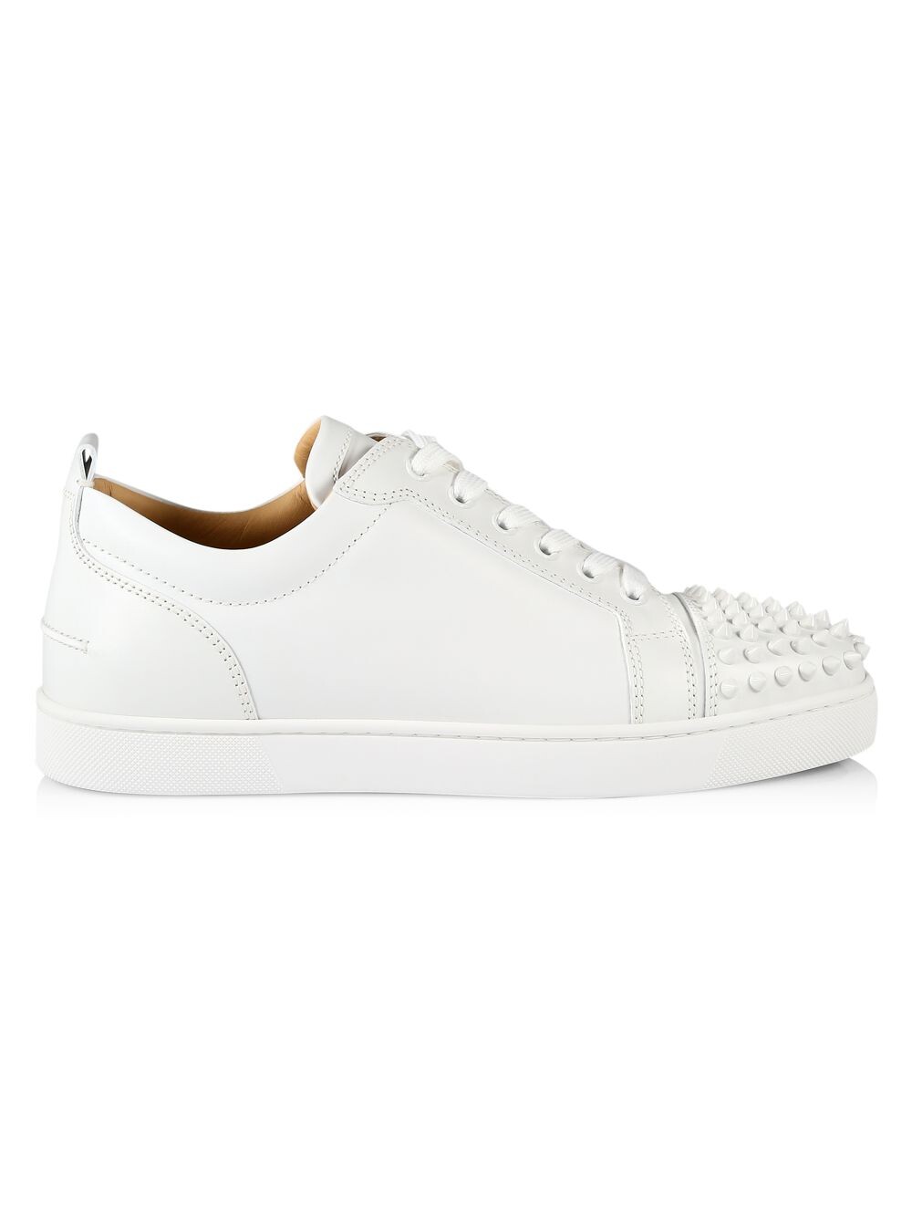 

Плоские кроссовки Louis Junior Spikes Christian Louboutin, белый