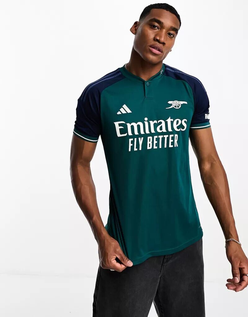 

adidas Football – Arsenal FC 2023/24 Third – футболка унисекс зеленого цвета adidas performance