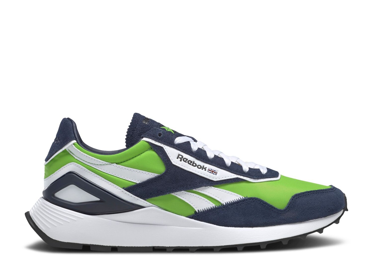 

Кроссовки Reebok Classic Leather Legacy Az 'Semi Solar Green Vector Navy', зеленый, Зеленый;серый