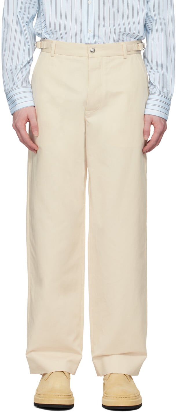

Кремового цвета Брюки Les Classiques 'Le pantalon Jean' Jacquemus