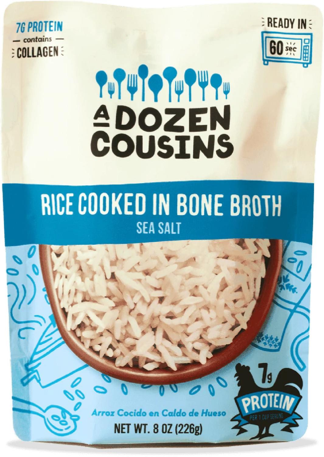 Рис, приготовленный в костном бульоне – 1 порция A Dozen Cousins a dozen cousins ямайская приправа для джема средняя 85 г 3 унции