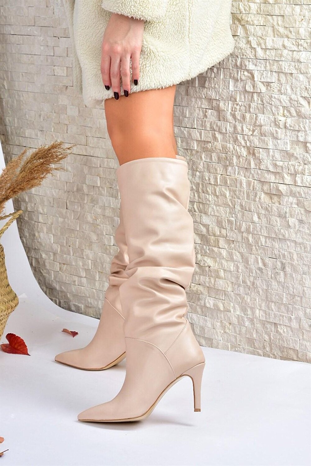

L5720096 Светло-коричневые женские ботинки Fox Shoes