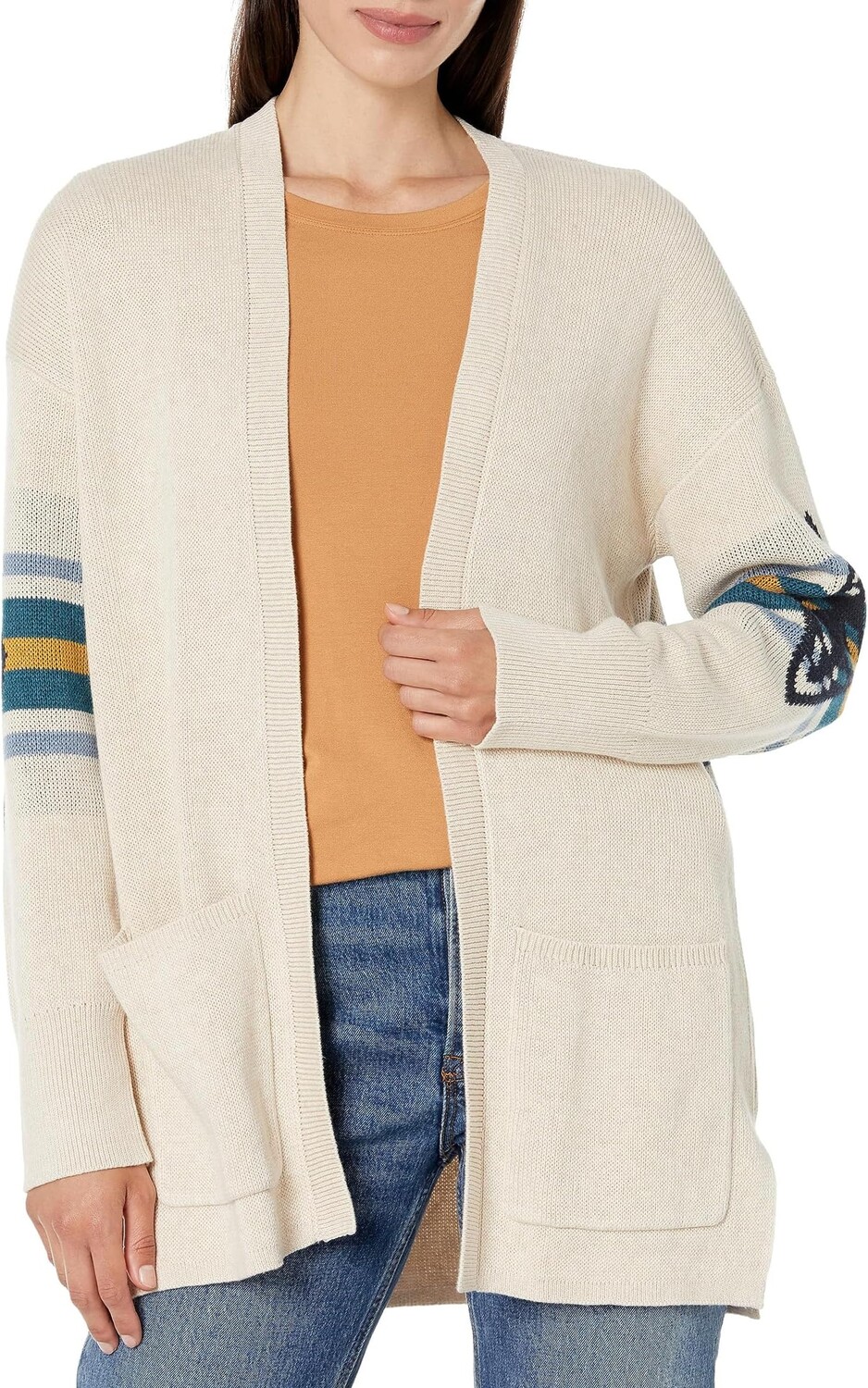 

Свитер Sierra Springs Cardigan Pendleton, цвет Parchment Multi Harding
