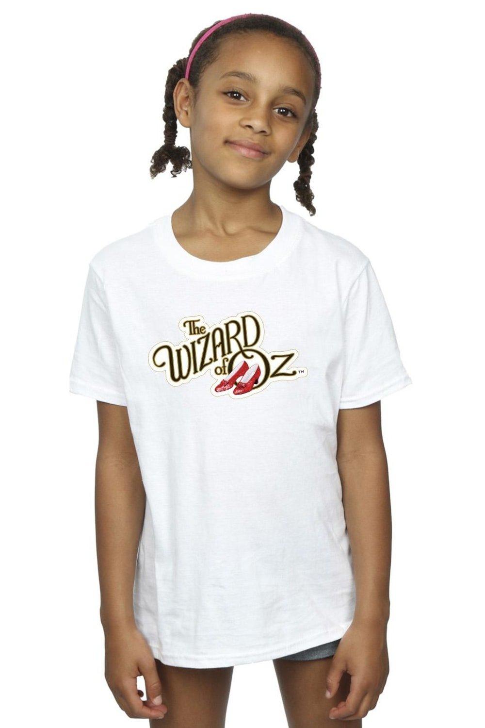 Хлопковая футболка с логотипом Shoes Wizard of Oz, белый