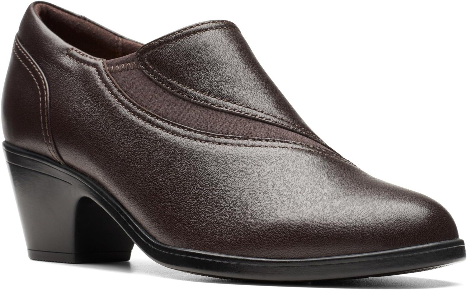 

Туфли Emily 2 Dove Clarks, цвет Dark Brown Leather