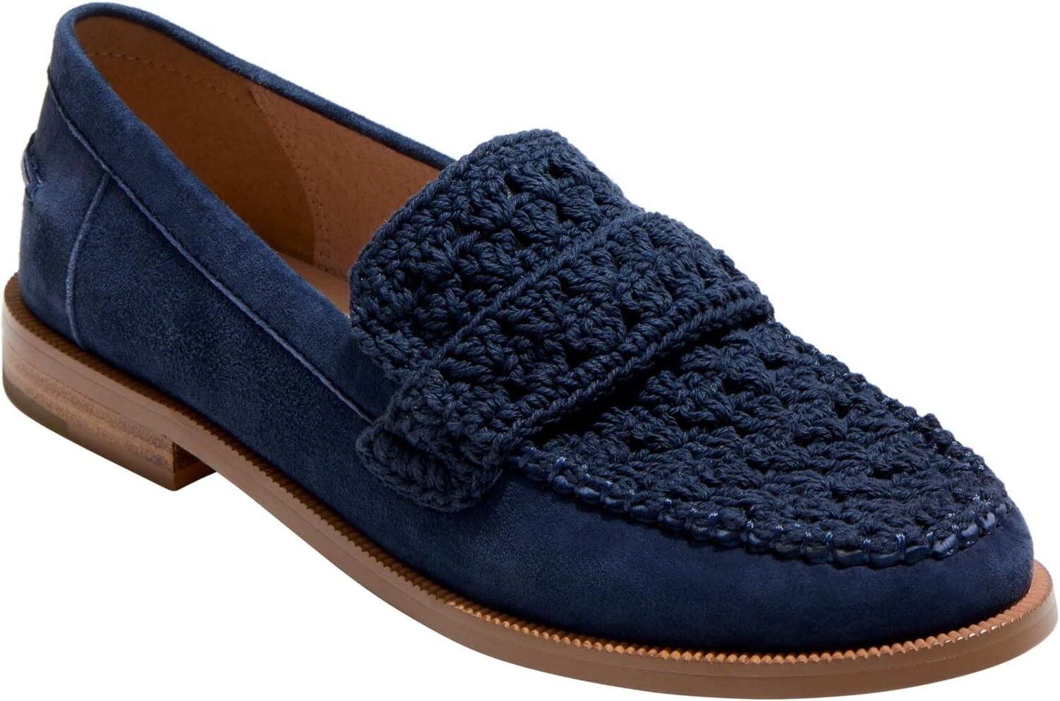 

Лоферы Jack Rogers Dale Loafer - Crochet/Suede, цвет Midnight