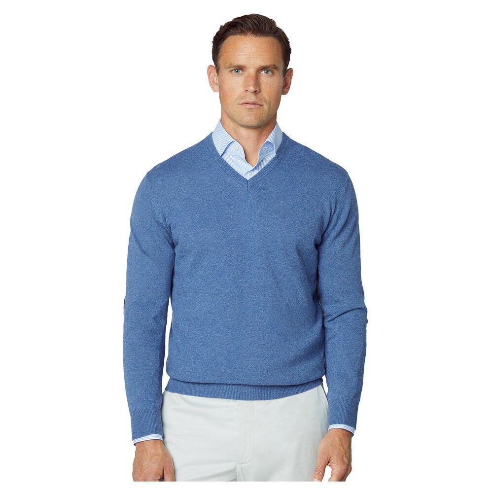 

Свитер Hackett Merino V Neck, синий