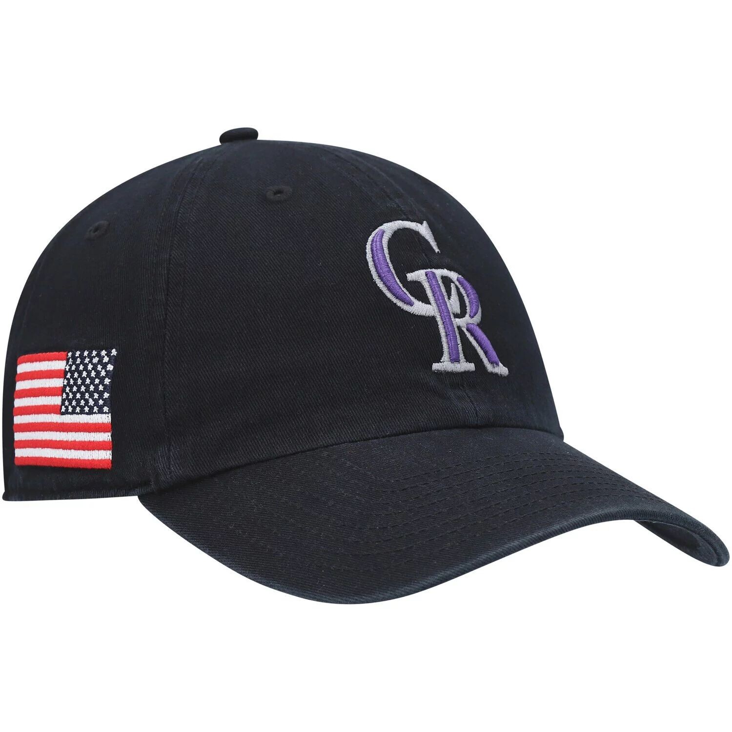 

Мужская черная регулируемая шляпа Colorado Rockies Heritage '47 '47