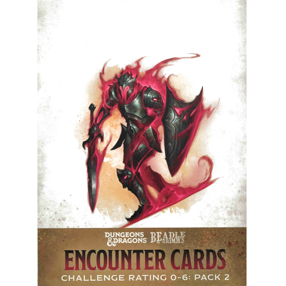 

Ролевая игра Beadle and Grimm's D&D 5E RPG: Beadle & Grimm's Encounter Cards - CR 0-6 Pack 2