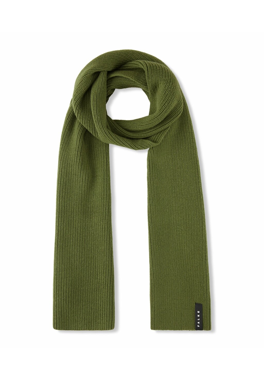 цена Шарф MERINO WOOL SCARF FALKE, цвет olive