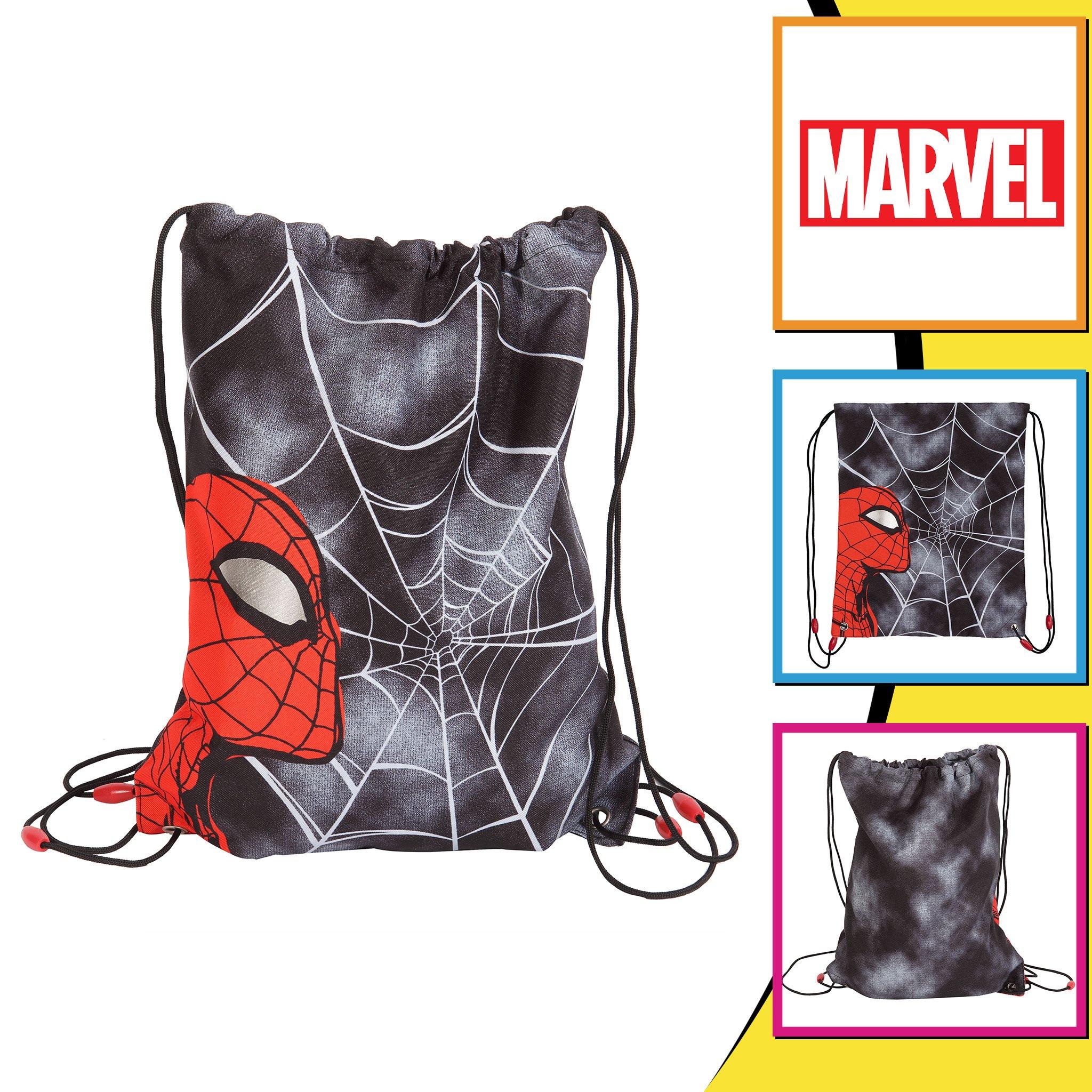 Спортивная сумка Comics Spiderman Web Head Marvel, черный lego marvel набор моделей супергероев в маске человека паука для взрослых