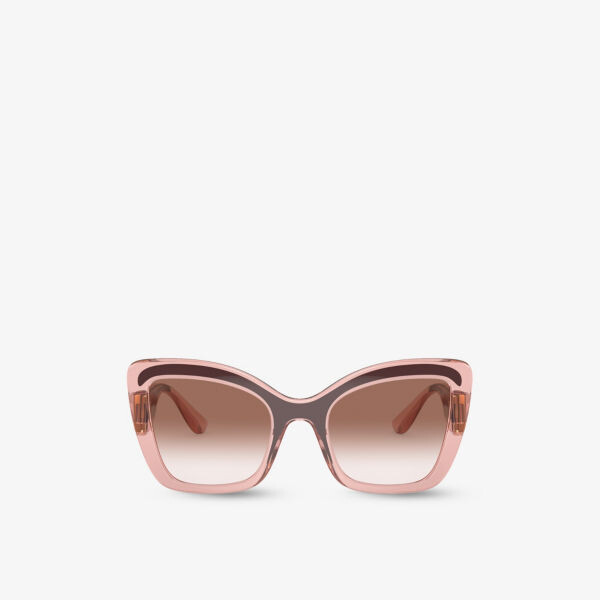 

Солнцезащитные очки dg6170 в нейлоновой оправе-бабочке Dolce & Gabbana, розовый