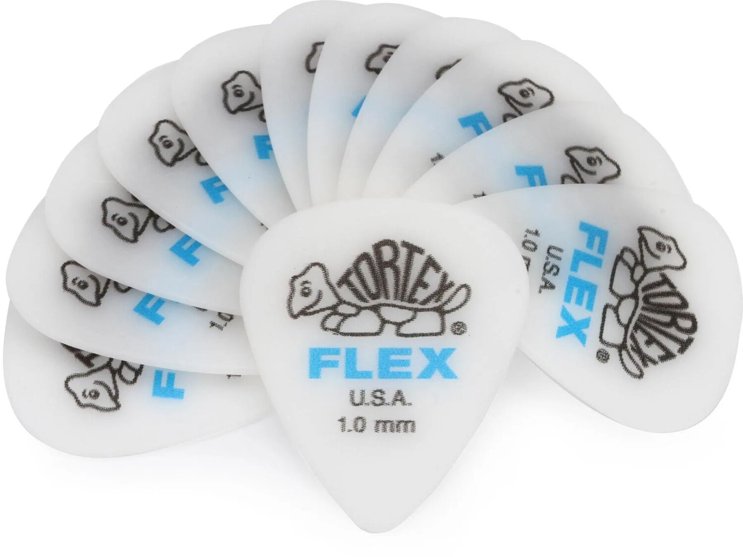 

Стандартные медиаторы Dunlop Tortex Flex, белые, 1,00 мм (12 шт. в упаковке)
