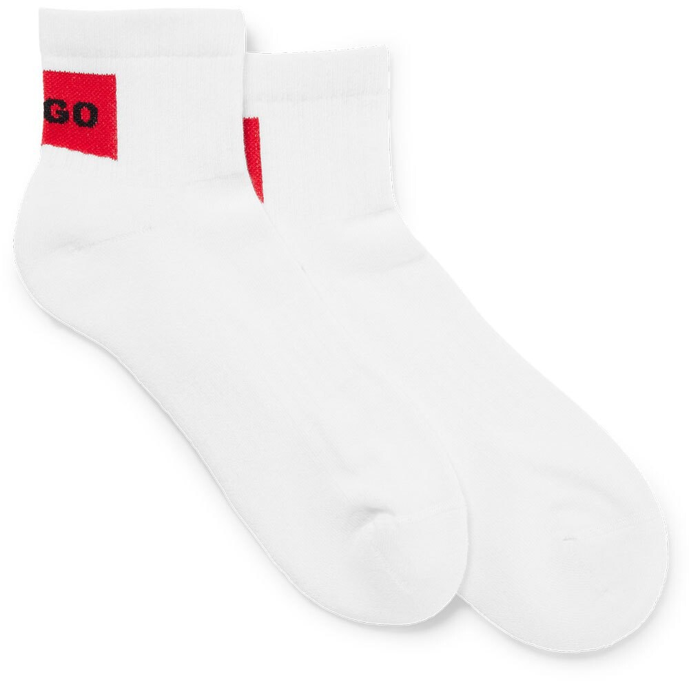 

Носки HUGO Rib Label 10249361 Short 2 Units, белый